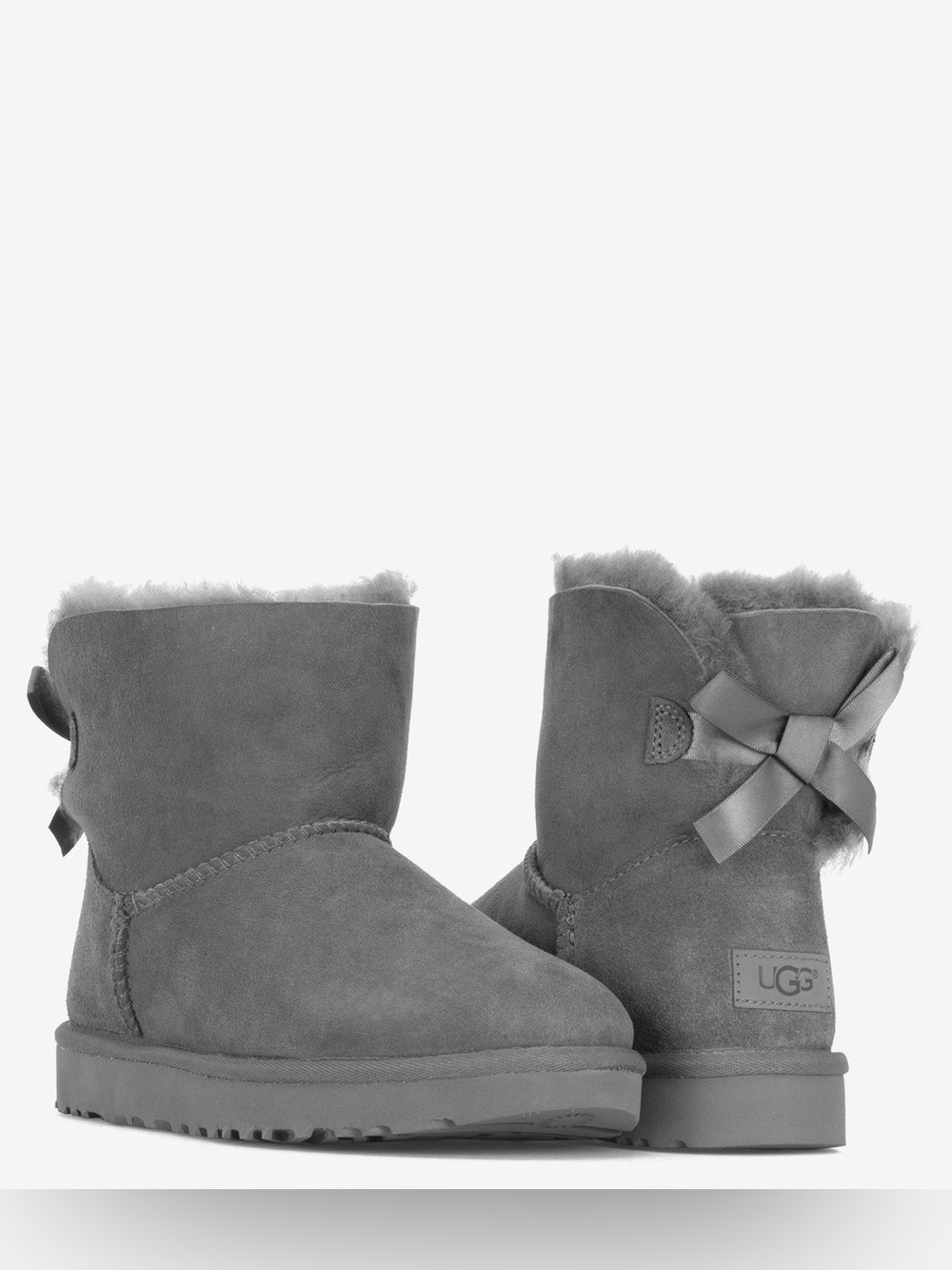 UGG Mini Bailey Bow II Genuine Shearling Bootie